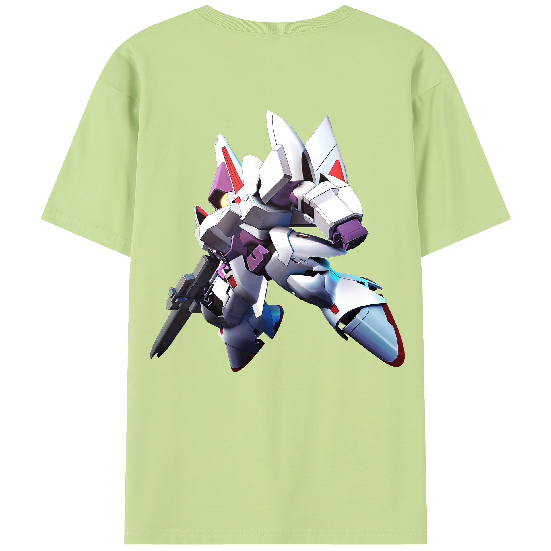 （画像用） 機動戦士ガンダム Mobile Suit Gundam 綿100％半袖Tシャツ（背面プリント）